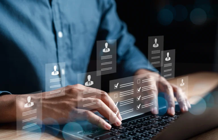 Technology workforce professionals at work in office — KORE1 IT staffing agency placing top engineering and technology talent nationwide