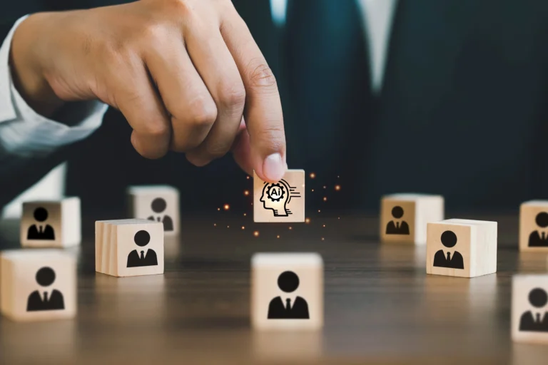Professional team meeting in modern conference room — KORE1 direct hire and contract staffing solutions for technology companies
