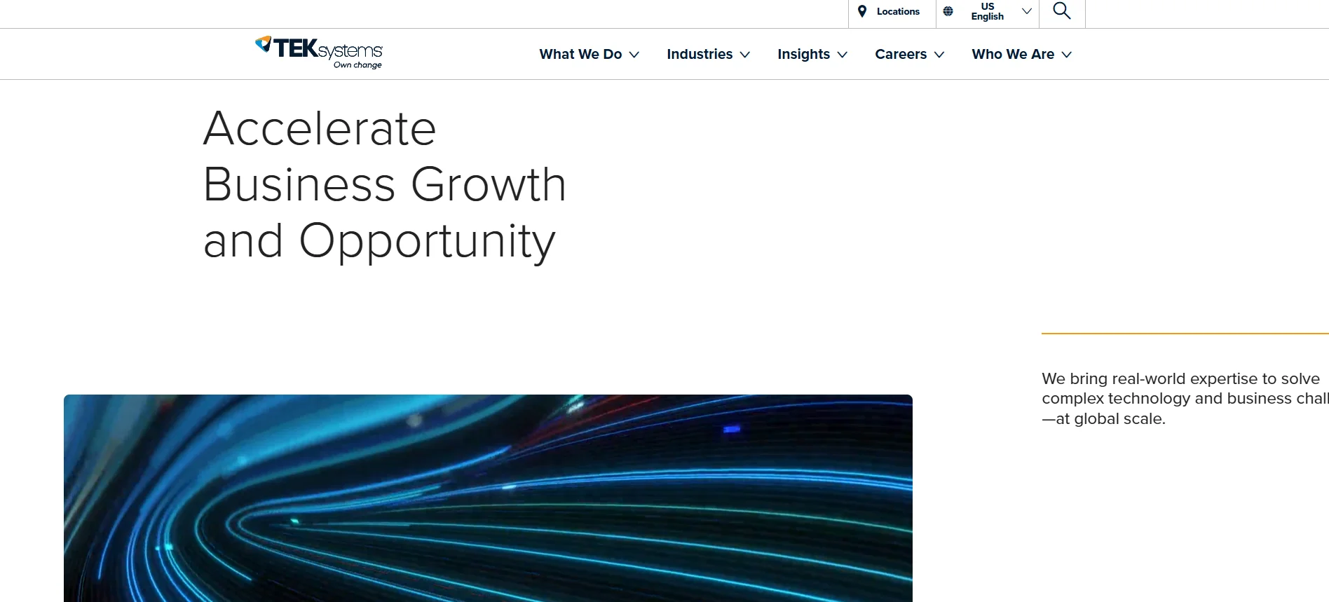 TEKsystems IT staffing company logo