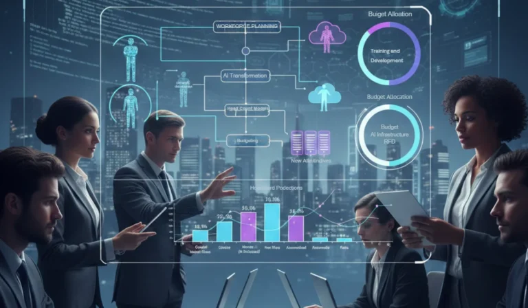 Workforce planning for AI transformation chart