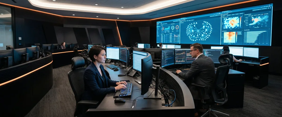 Cybersecurity engineer hiring guide 2026 — SOC operations center environment illustrating the high-stakes security workforce market