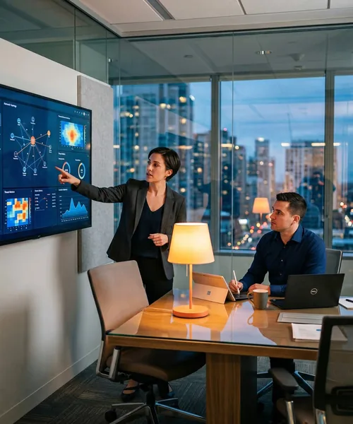 Cybersecurity Team Collaborating on Threat Assessment, KORE1 Staffing