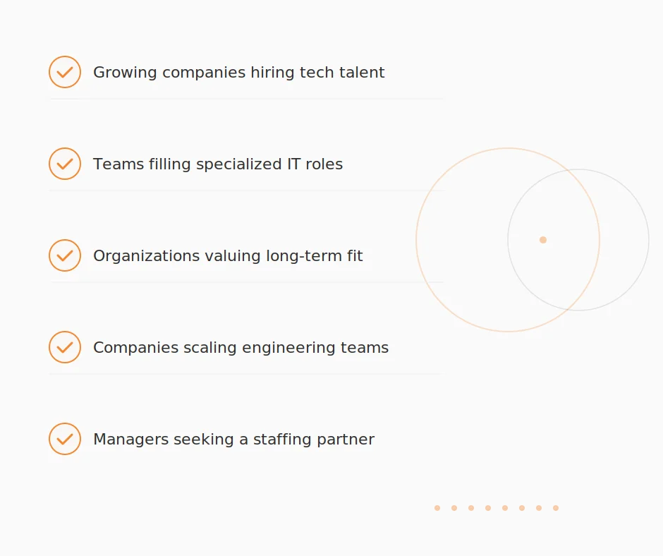 Who Is KORE1 IT Staffing a Good Fit For – Ideal Client Checklist