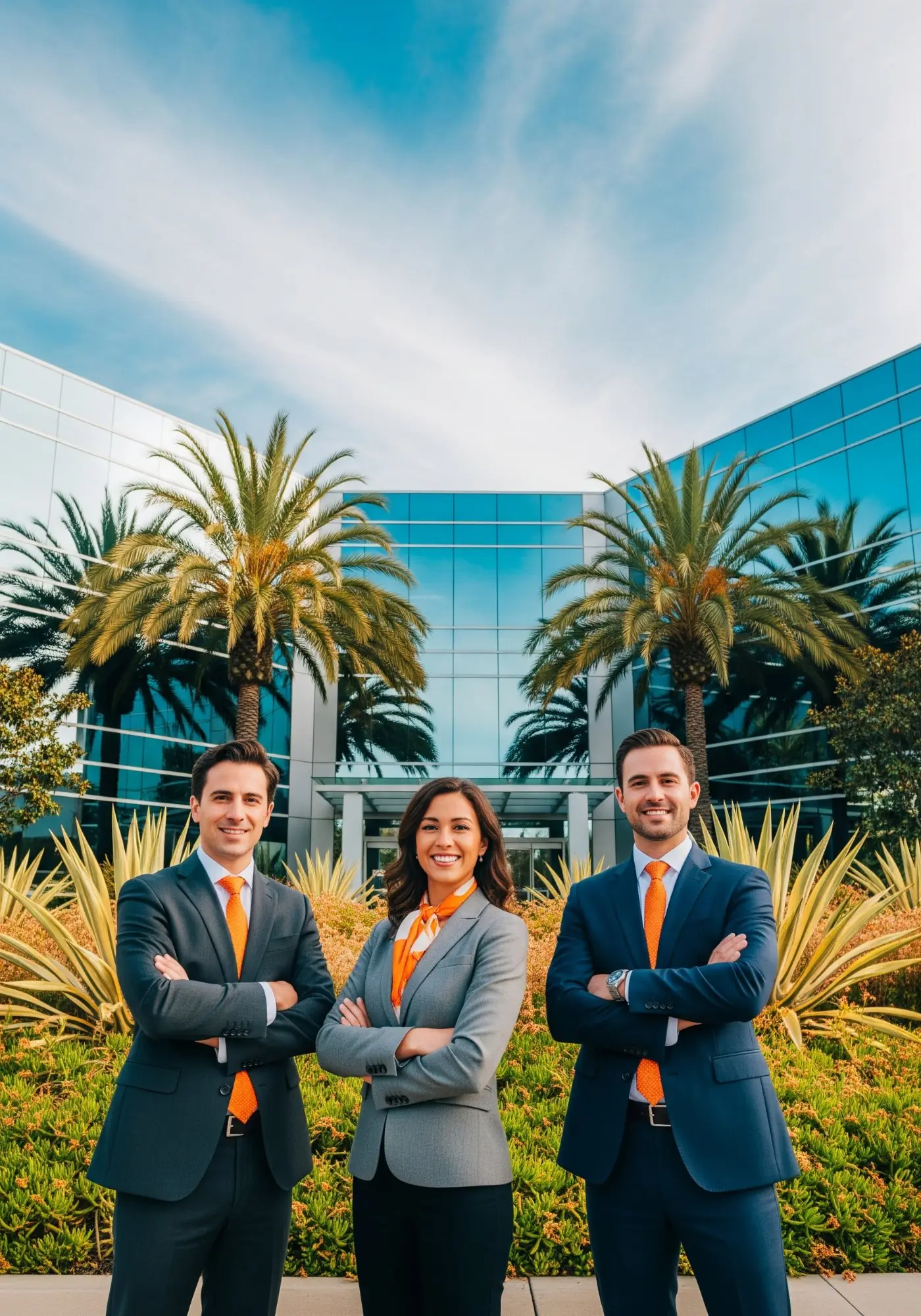 IT staffing team supporting a San Diego company from a modern office building