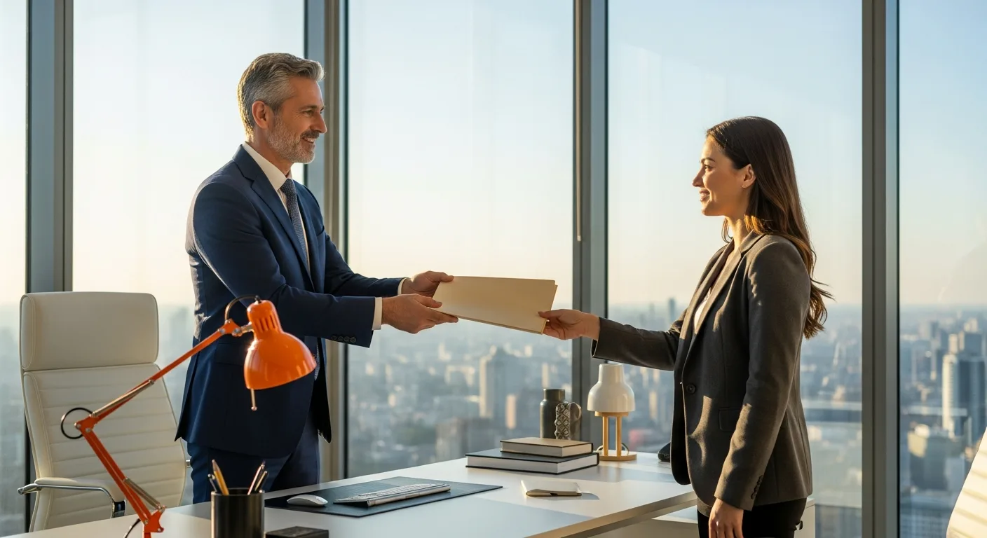 Leadership handoff between outgoing and incoming executive