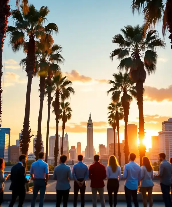 Experienced IT professionals at a Los Angeles technology company