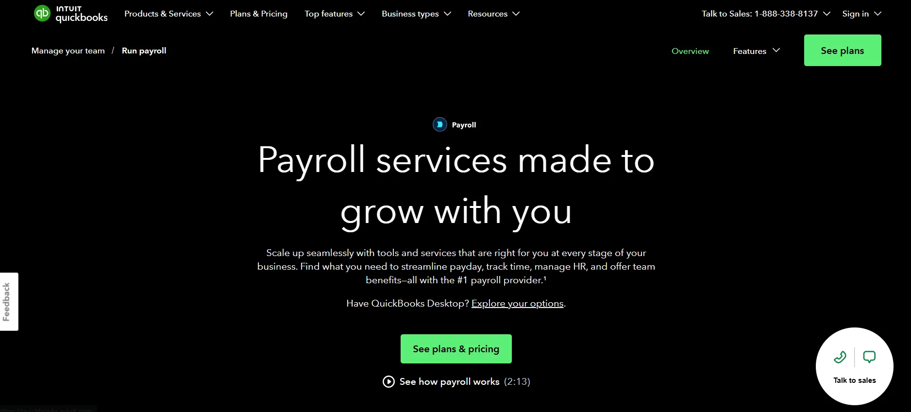 QuickBooks Payroll accounting integration