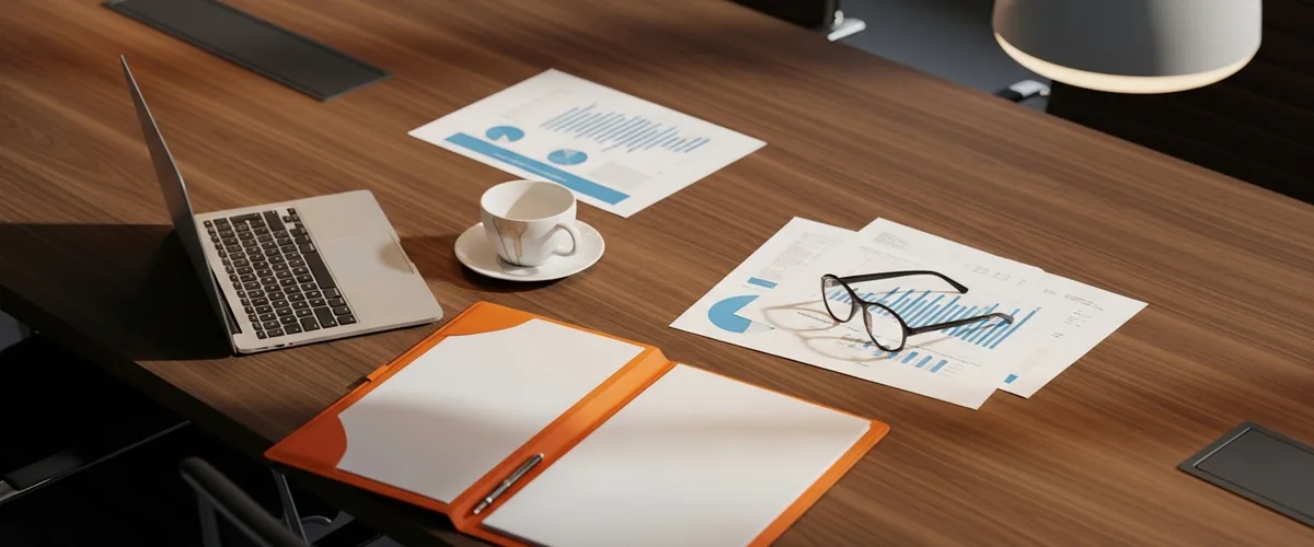 Executive boardroom desk setup representing CIO role and responsibilities