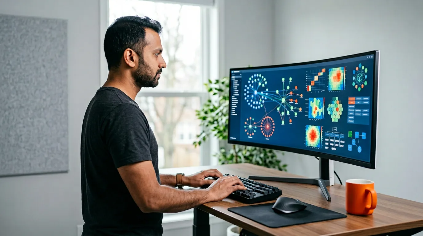 DevSecOps engineer at cloud console reviewing Kubernetes pod security and Wiz runtime posture dashboard