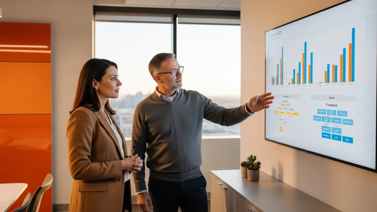 Fractional CISO reviewing SOC 2 compliance documentation with audit team