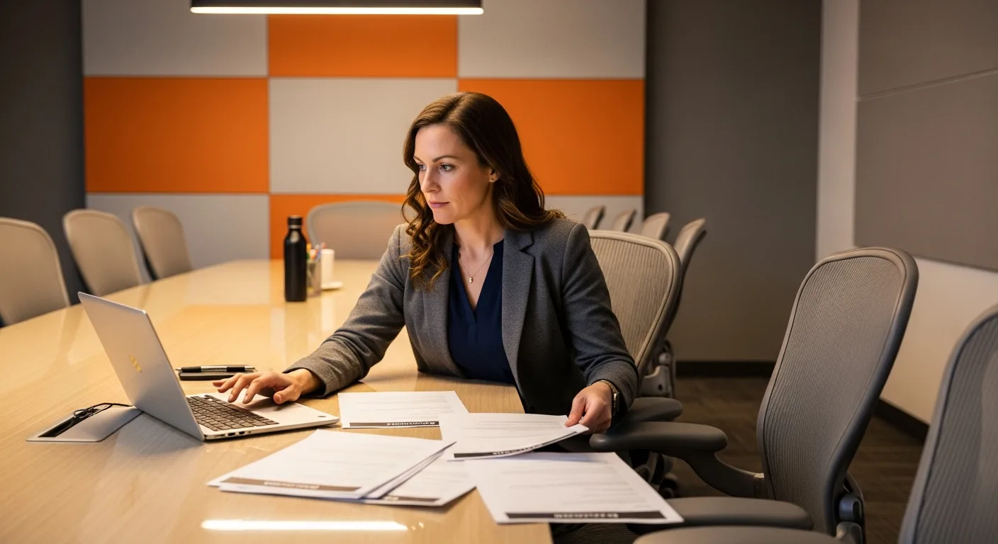 Hiring manager reviewing displaced Google engineering candidate profiles during 2026 layoff wave