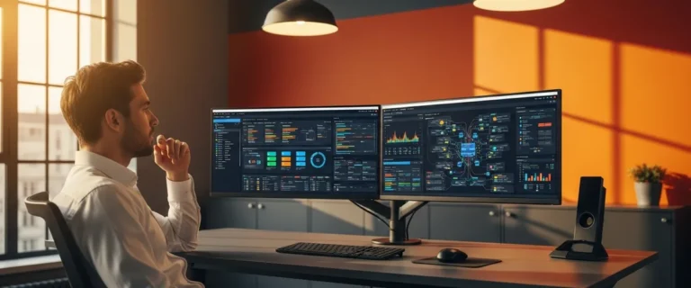 How to hire a database administrator - DBA professional reviewing analytics dashboards