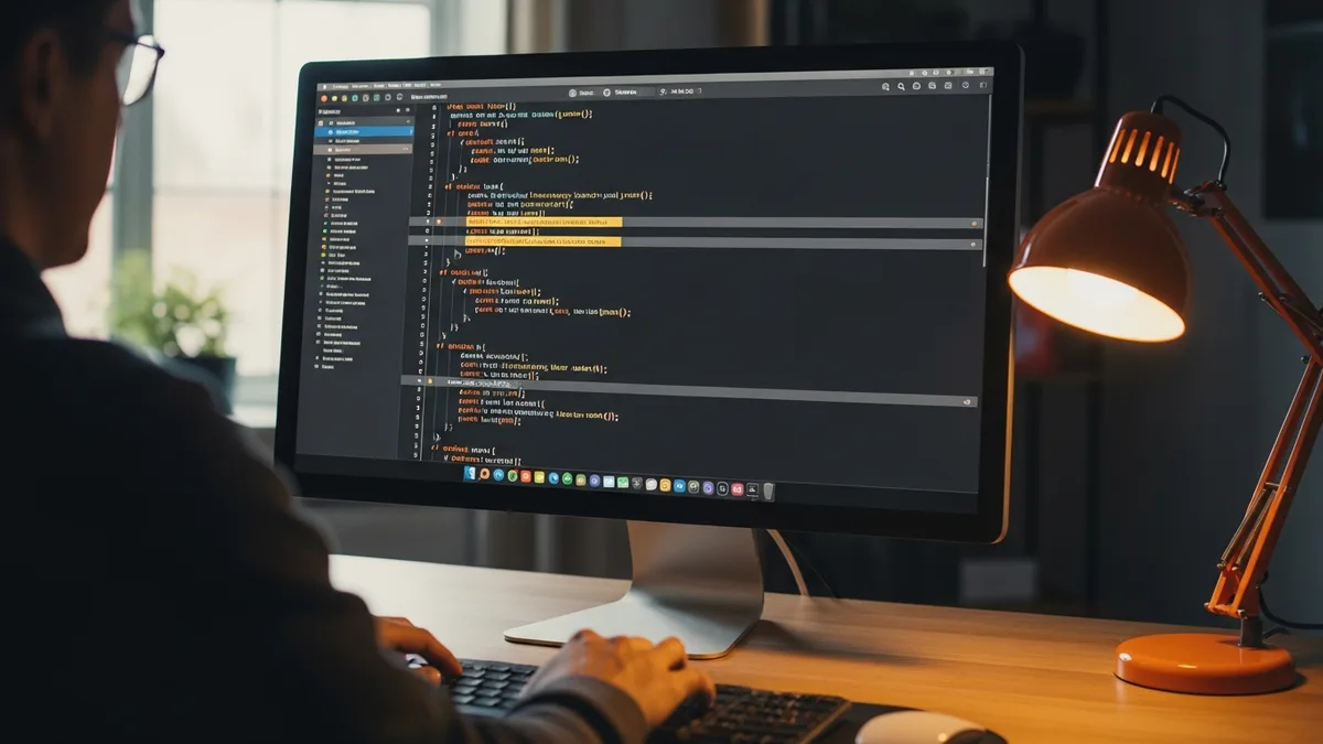 iOS developer debugging Swift 6 concurrency warnings in Xcode with actor isolation boundaries visible on screen