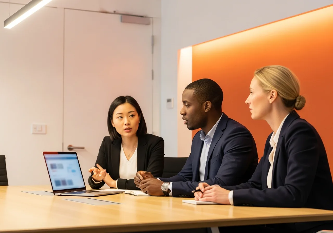 HR technology team collaborating on SAP SuccessFactors implementation — KORE1 HRIS staffing specialists