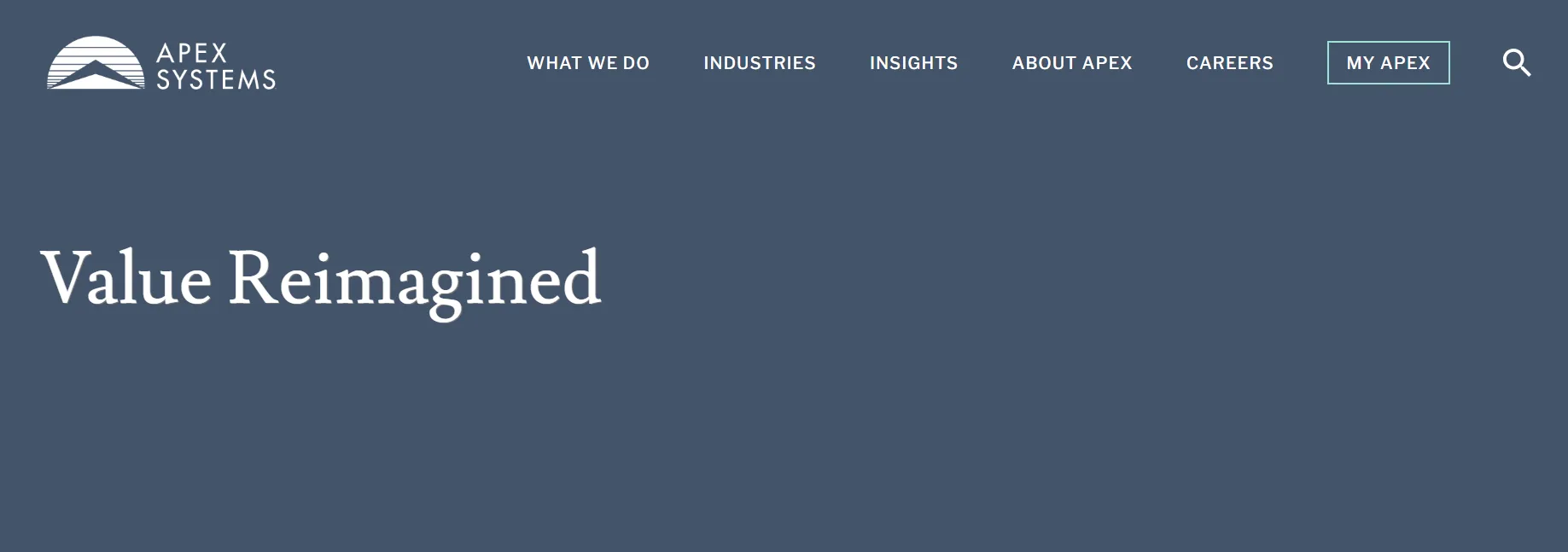 Apex Systems enterprise IT staffing agency