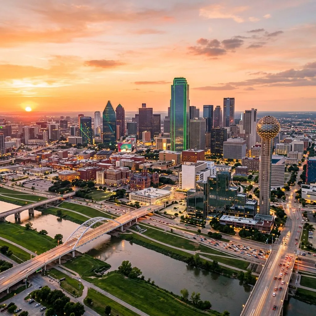 Dallas skyline representing the growing DFW technology job market