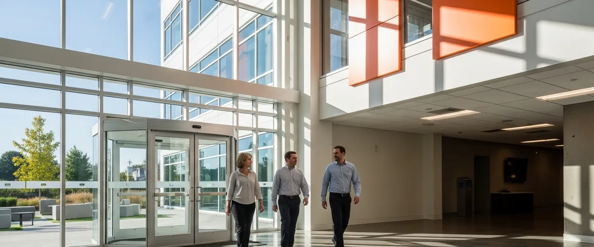 Microsoft corporate headquarters tech company campus during 2026 layoff announcement