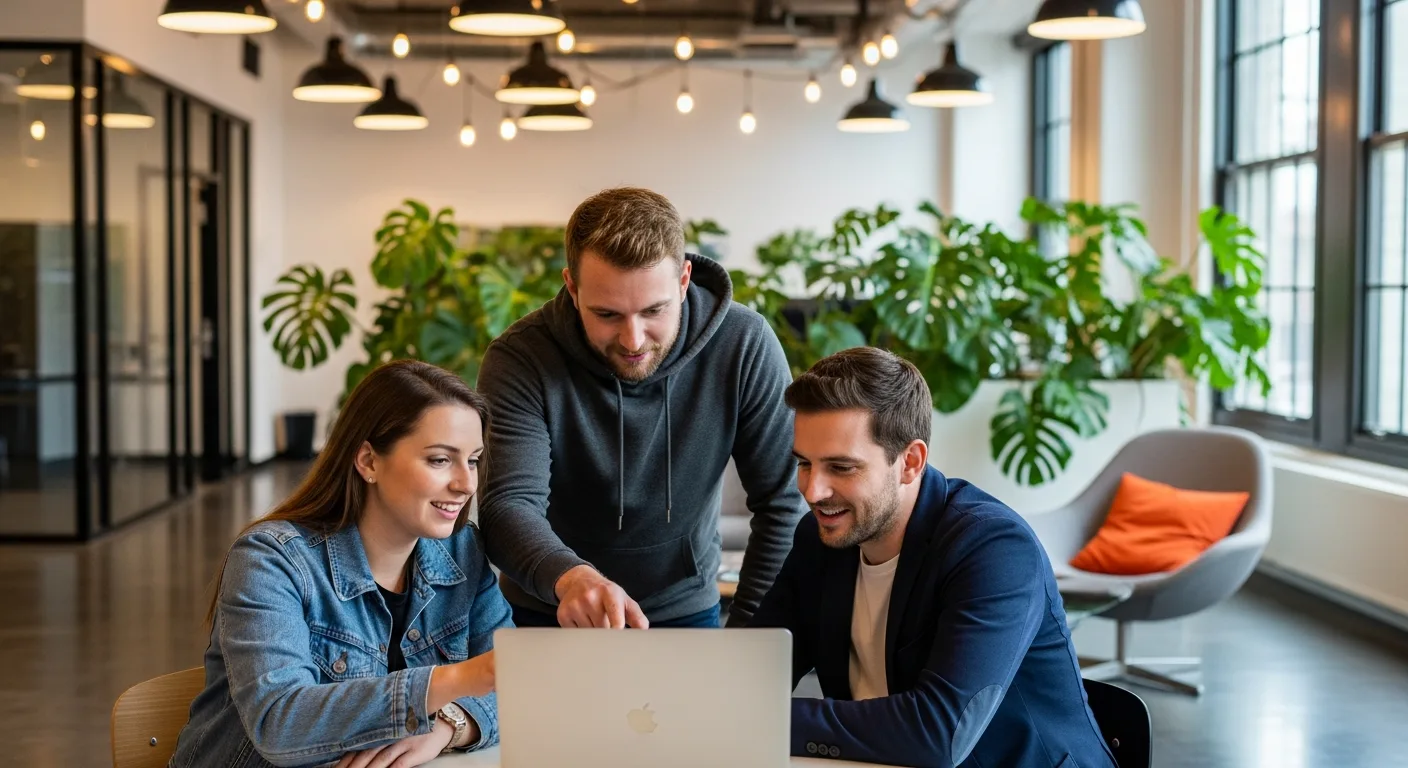 Startup HR manager administering equity and RSU vesting alongside payroll software