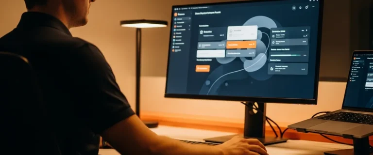 Platform engineer job description template 2026 - engineer reviewing internal developer platform dashboard