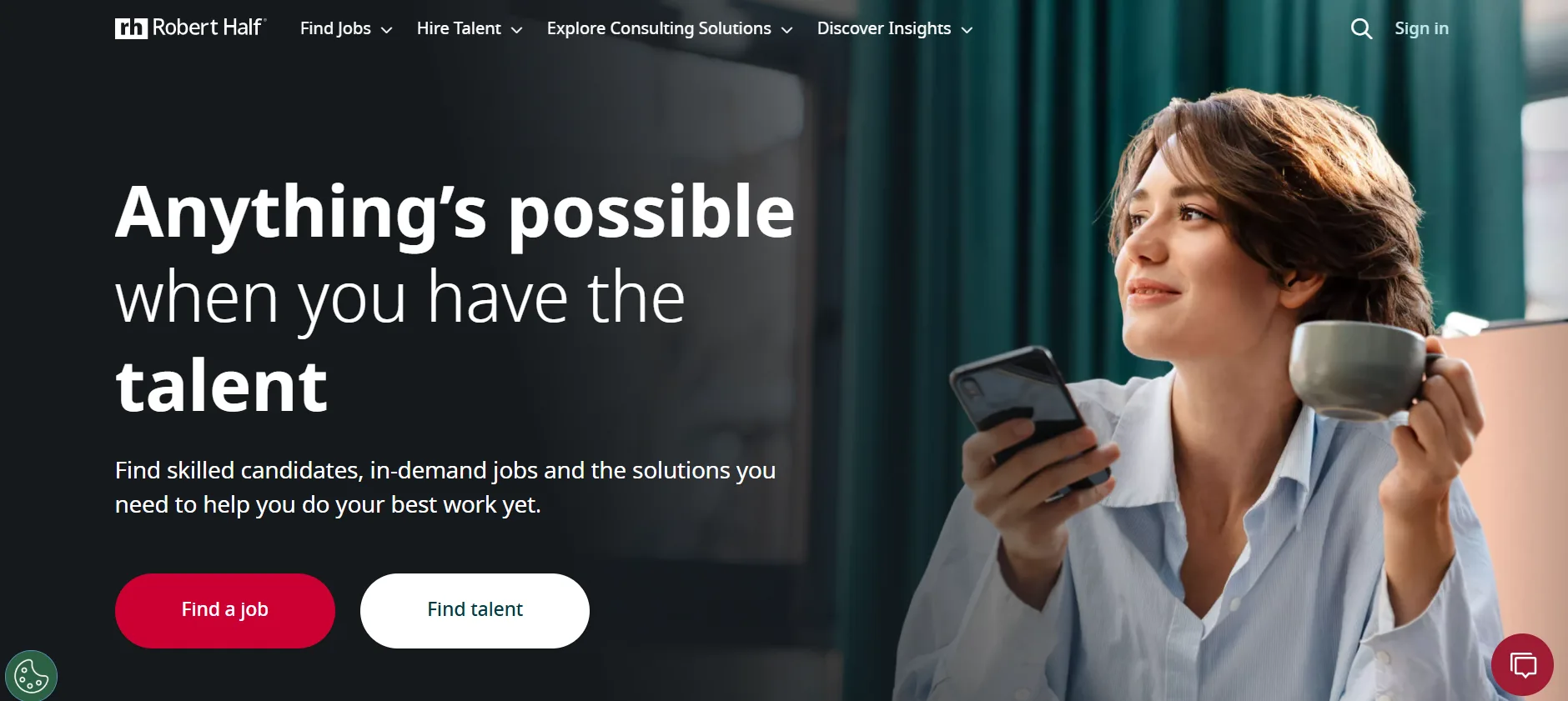 Robert Half accounting and finance staffing in Irvine