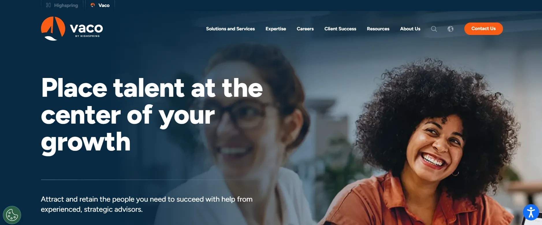 Vaco mid to senior finance staffing agency