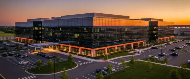 Enterprise data center facility representing VMware Broadcom layoffs 2026 cloud infrastructure talent displacement