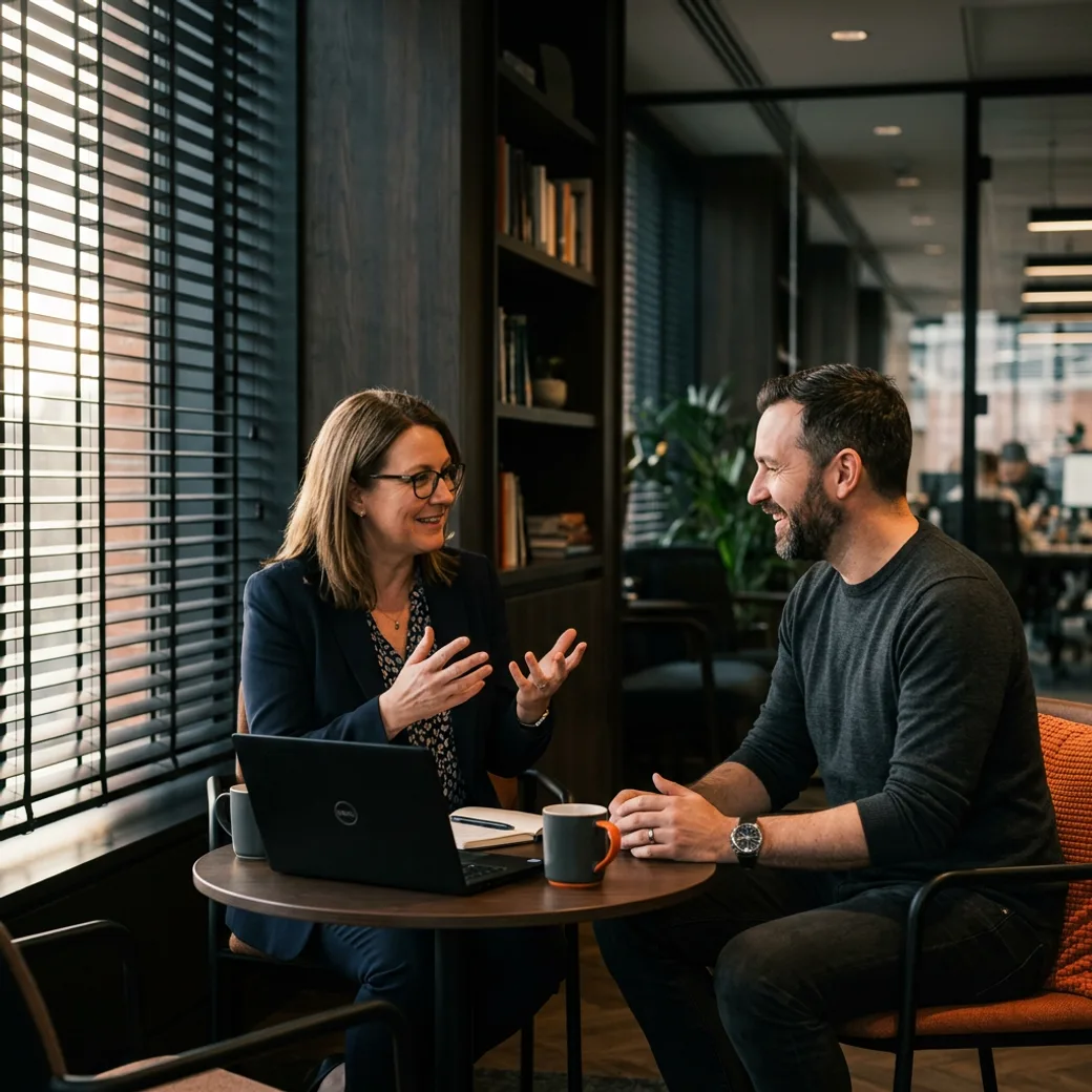 Cyber security recruiter interviewing a senior security engineer candidate at KORE1