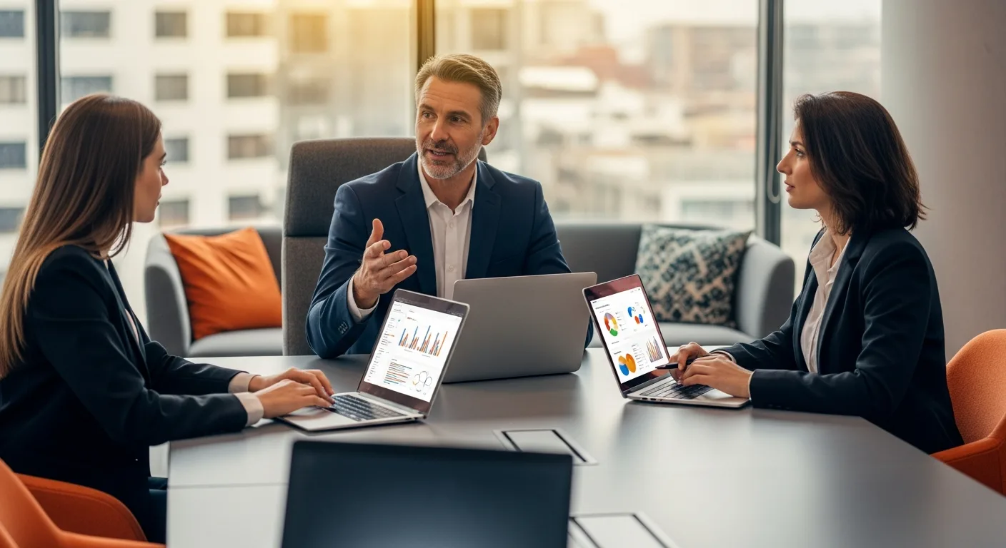 Recruiter meeting with hiring team about data infrastructure talent strategy after the 2026 Snowflake and Confluent layoffs
