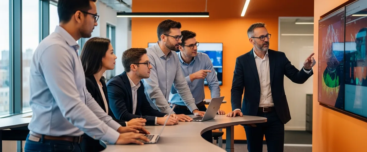 Diverse fintech engineering team reviewing the post-Stripe layoffs 2026 talent pool at a modern office