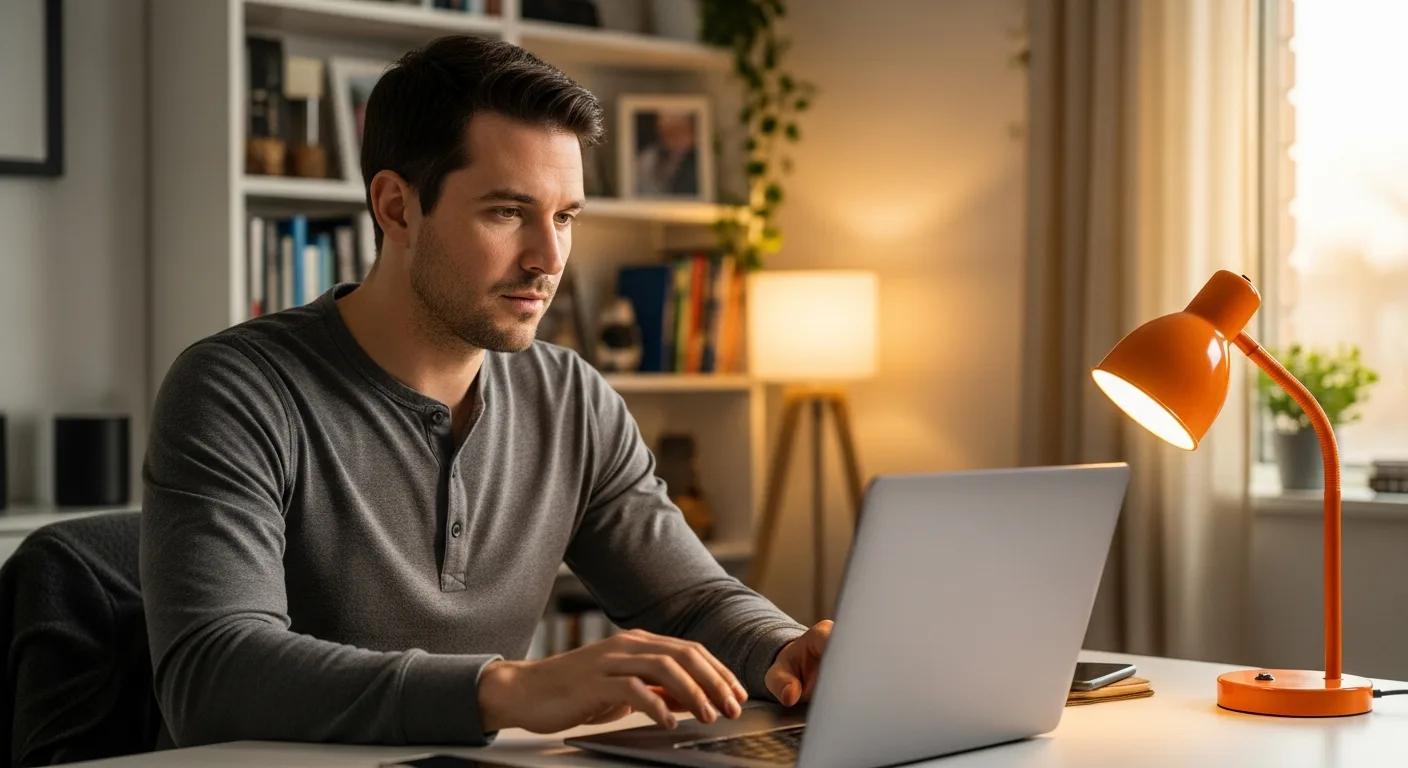 Displaced VMware cloud engineer working from a home office on a 2026 remote infrastructure role