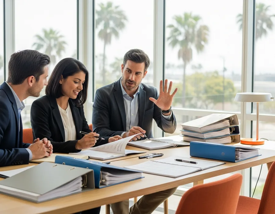 Accounting and finance professionals at work in a San Diego office, KORE1 accounting staffing