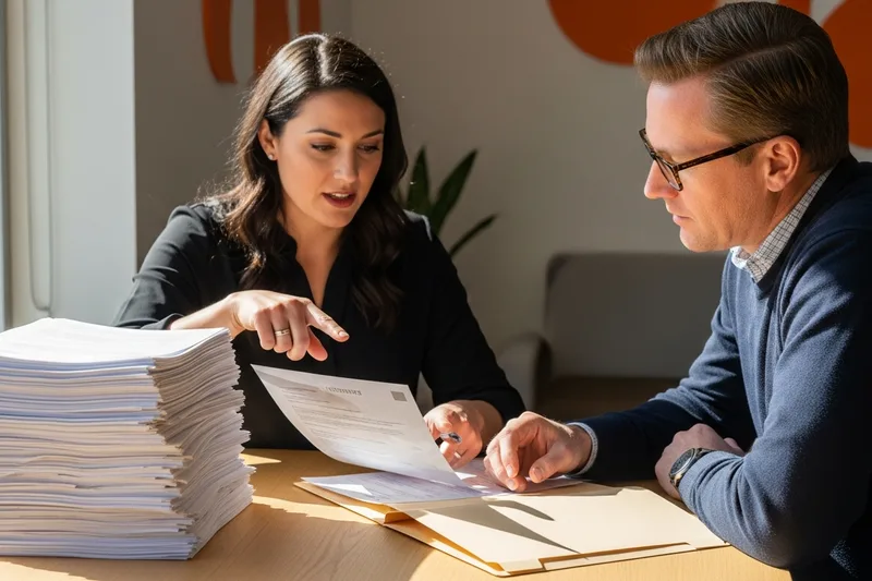 KORE1 recruiter reviewing accountant candidates for a San Diego finance team