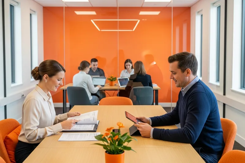 KORE1 executive recruiters evaluating chief AI officer candidate profiles during a CAIO leadership search