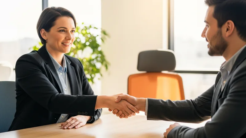 KORE1 engineering recruiter meeting an engineering candidate at a San Jose office