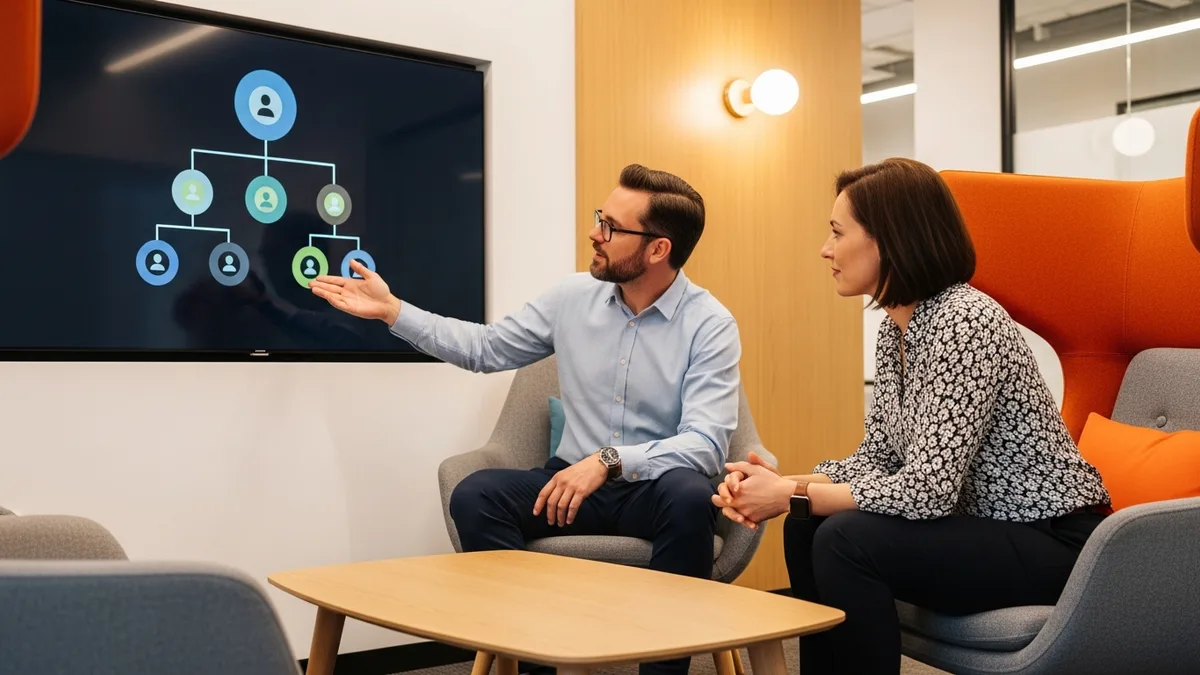 Hiring manager and recruiter discussing whether to hire a data engineer or analytics engineer