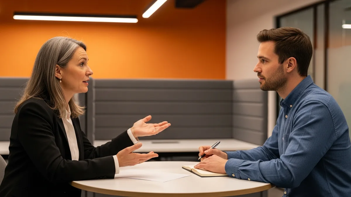Engineering director coaching a newly promoted manager through a written IC to engineering manager transition plan