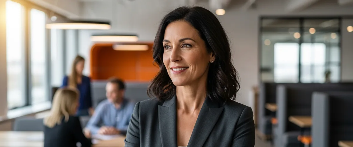 Chief operating officer standing in a modern office, illustrating COO salary in 2026