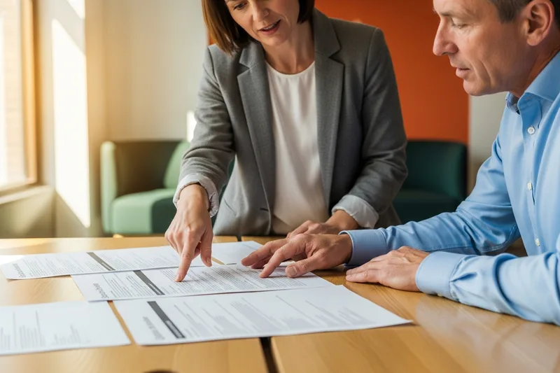 Senior sales and marketing executives reviewing a go-to-market plan in a quarterly business review
