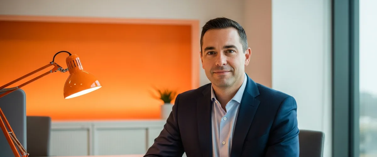 KORE1 hiring manager preparing to hire a DevSecOps engineer in a modern office