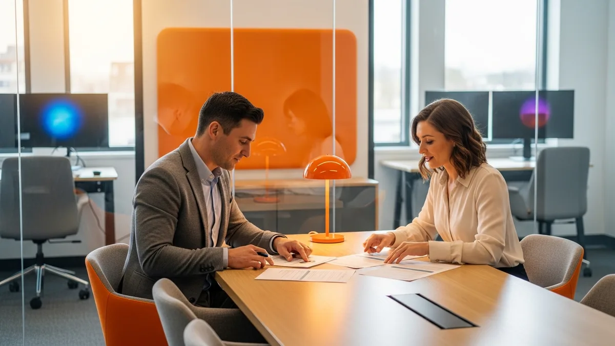 Hiring manager and recruiter evaluating NetSuite consultant candidates