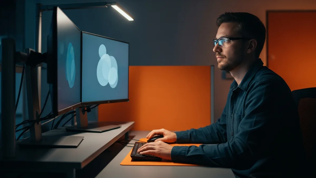 Kubernetes platform engineer diagnosing a production incident at a multi-monitor workstation