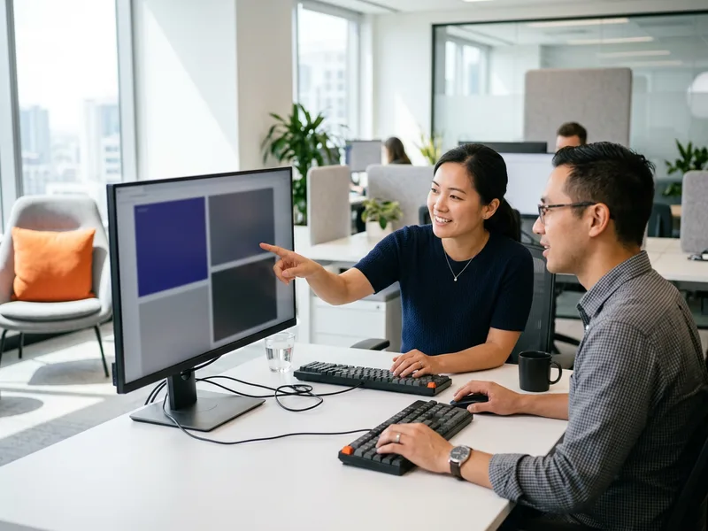 Two engineers working through a code review backlog together, AI pull request review bottleneck 2026