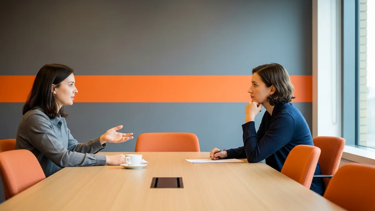 Two hiring managers comparing 2026 data engineer and data architect salary bands across a conference table