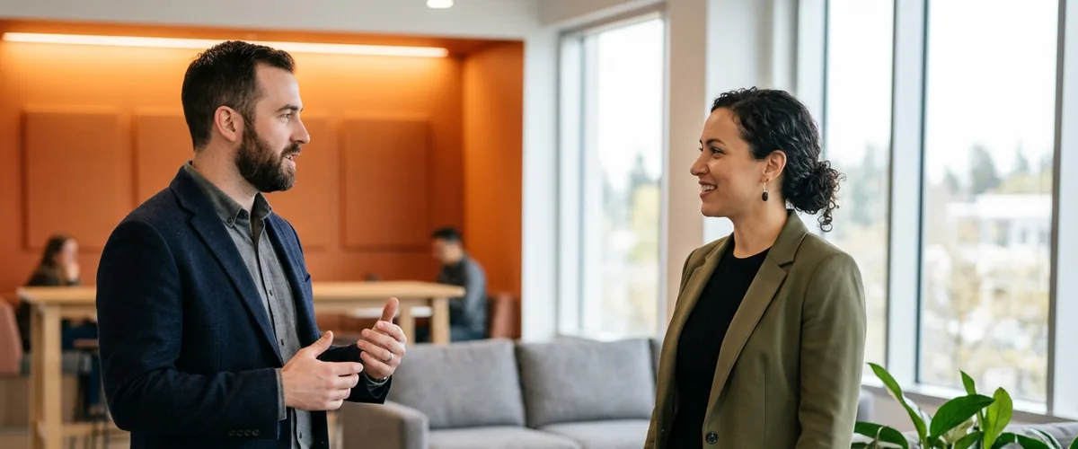Two engineering leaders in conversation about whether to hire a DevOps engineer or a site reliability engineer