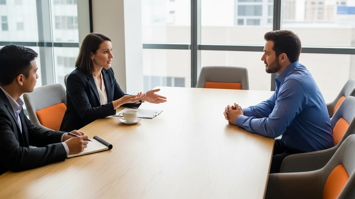 Recruiter and hiring team vetting an ERP consultant proposal and rate card