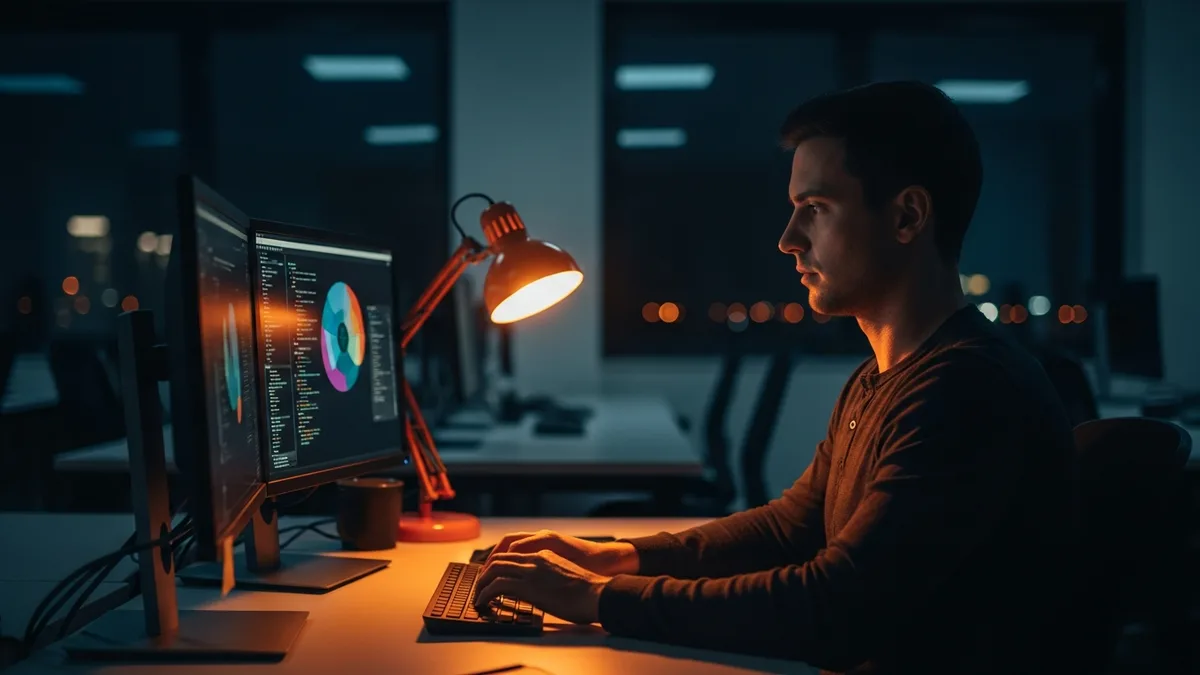 Engineer pushing an emergency break-glass production fix at night under a documented change process