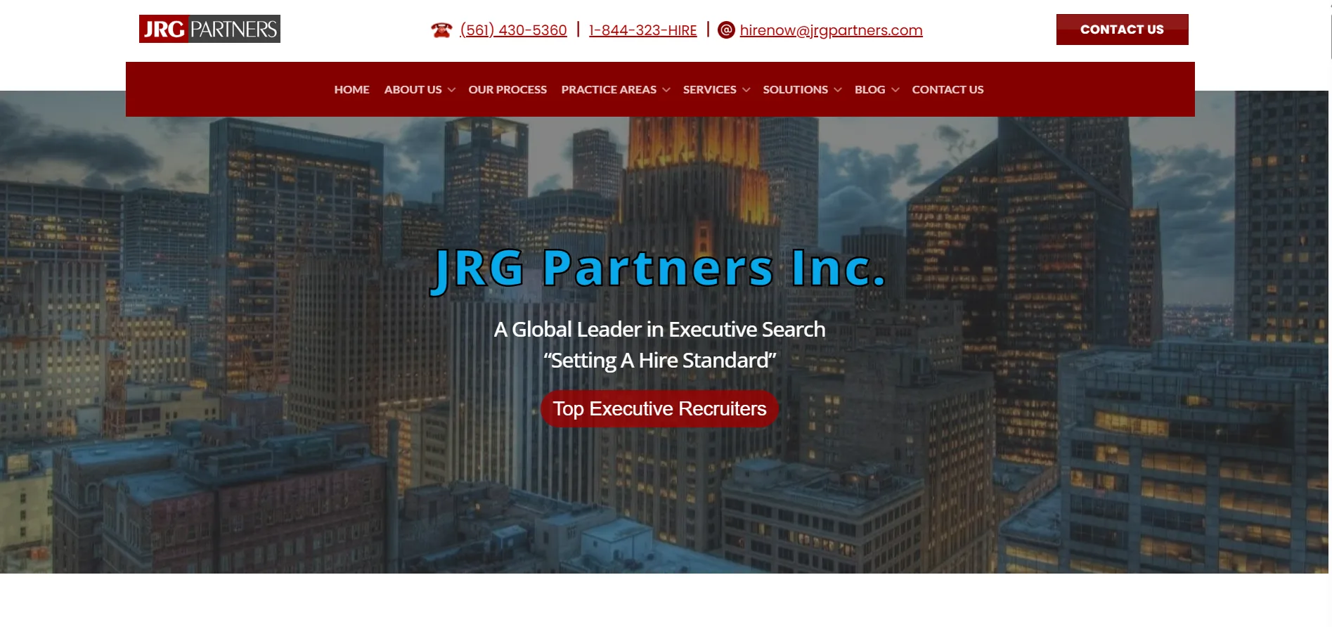JRG Partners SAP executive recruiters homepage