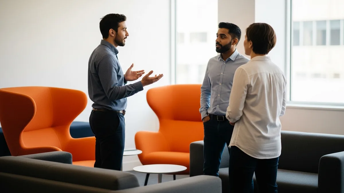 Tech contractor integrating with a client team during a contract-to-hire evaluation window