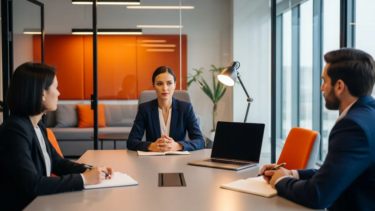 Engineering and finance leaders in a budget meeting where a tech debt request is being evaluated