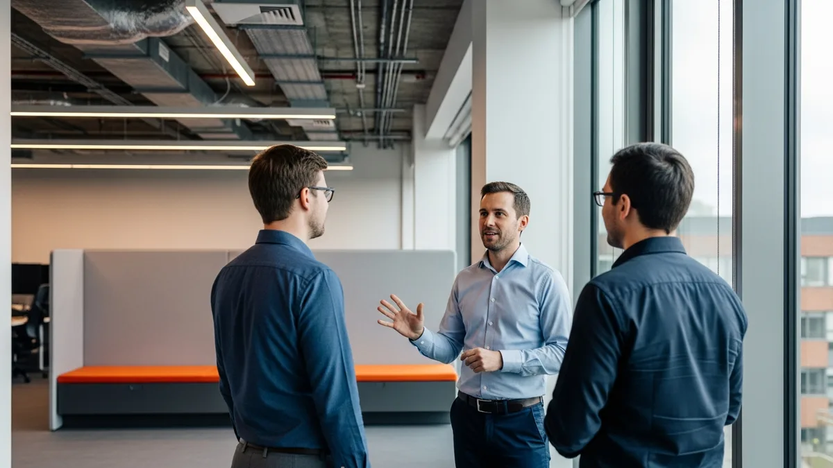 Technical program manager coordinating cross-team dependencies with two engineering leads